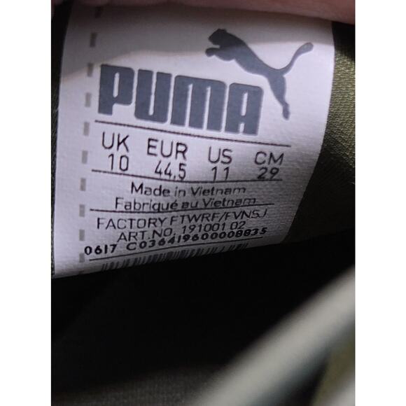 PUMA X FENTY RHIANNA HI TRAINER CYPRESS GREEN SIZE 11 US - Picture 2 of 9